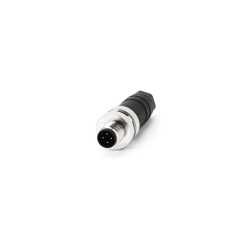Conector M12 Recto 4 Pines Macho